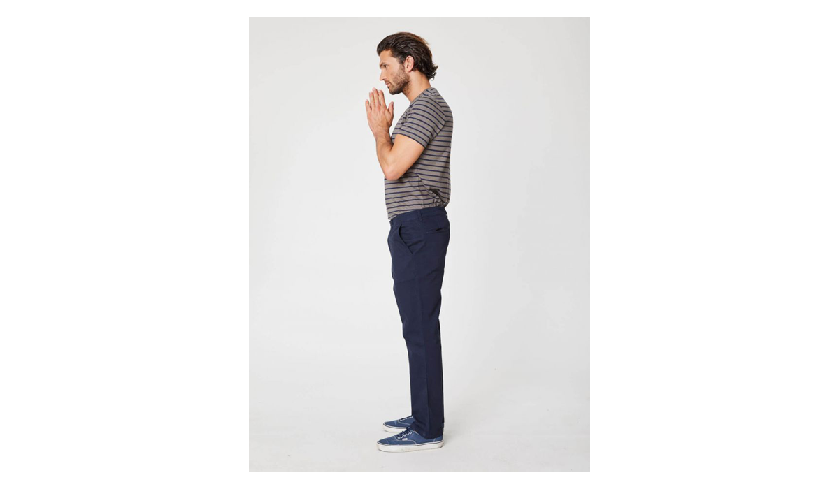 thought - Herren Chinohose navy – Bild 2