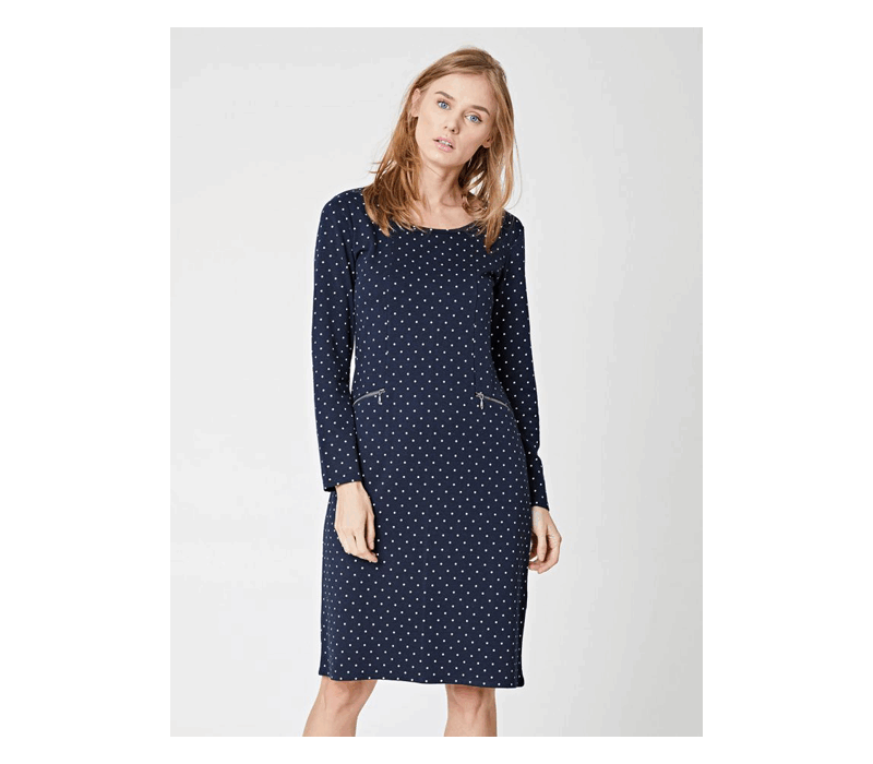 thought – Pünktchen Langarmkleid