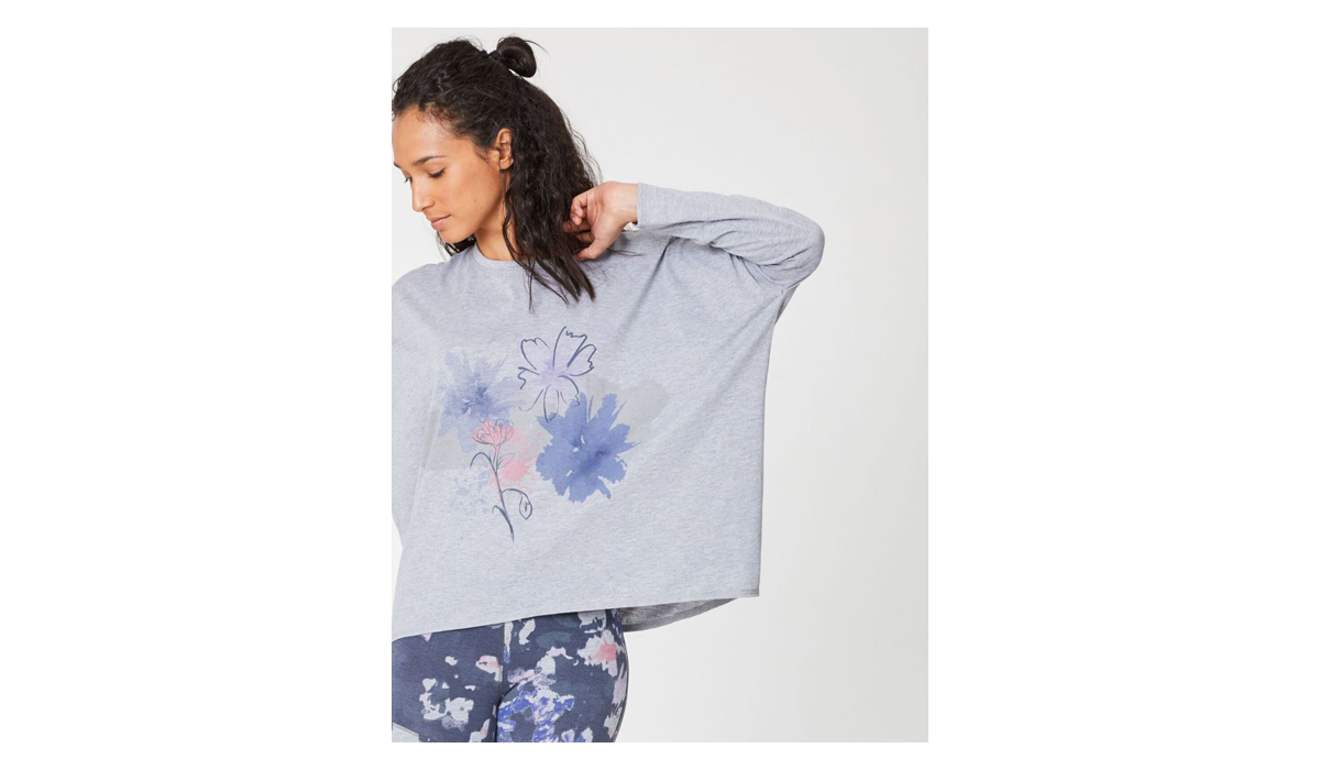 thought - Bambus Oversized Shirt Flower