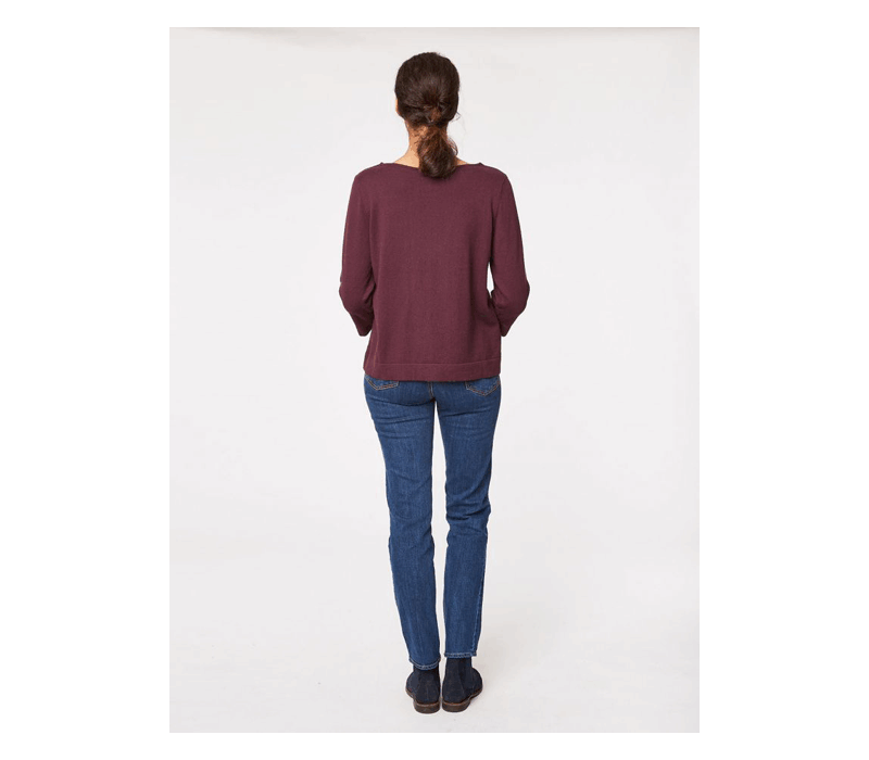 thought – 3/4 Pullover Gr.L