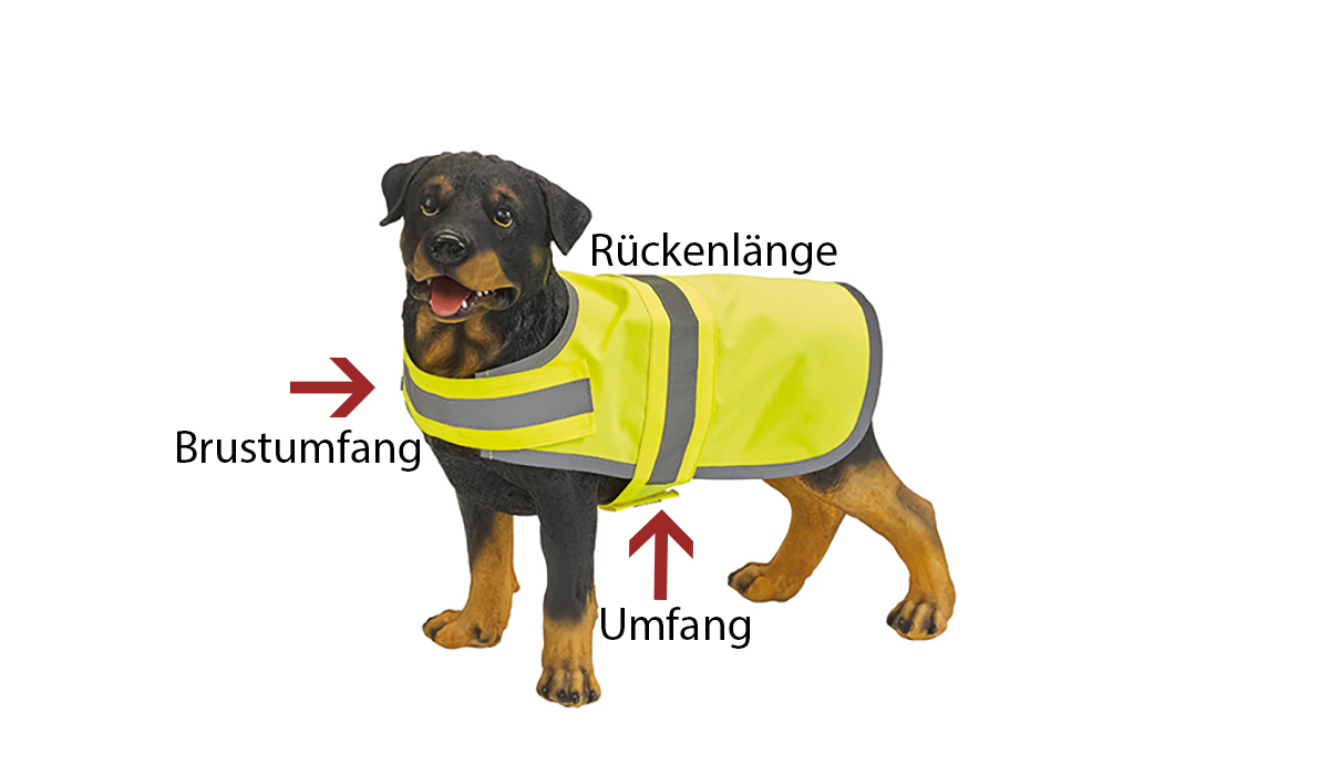 Hundewarnweste - Bitte Abstand halten - blau - Gr.L – Bild 2