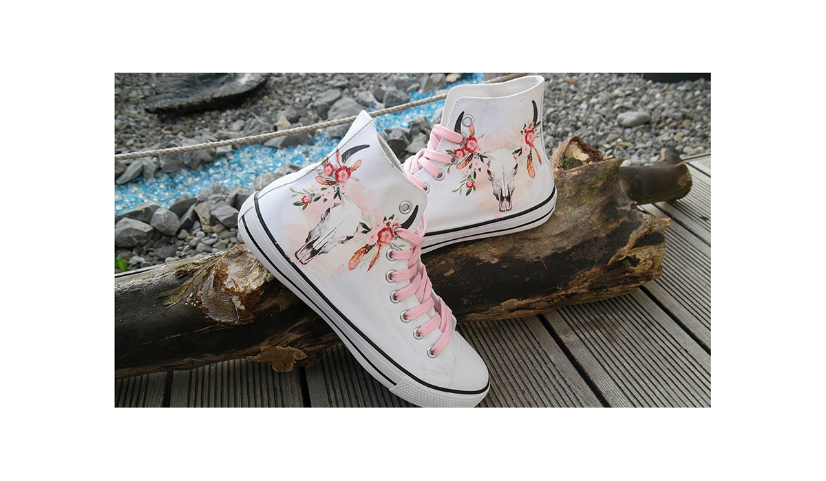 Schuhe - Boho Skull Gr.41