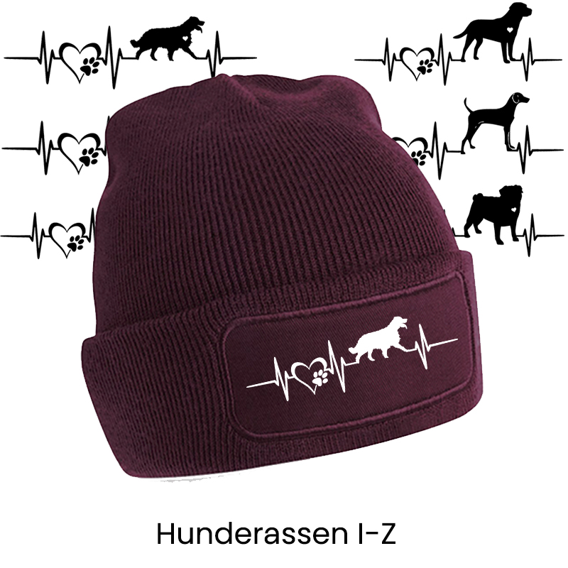 Mütze – Herzschlag “Hunderasse” I-Z