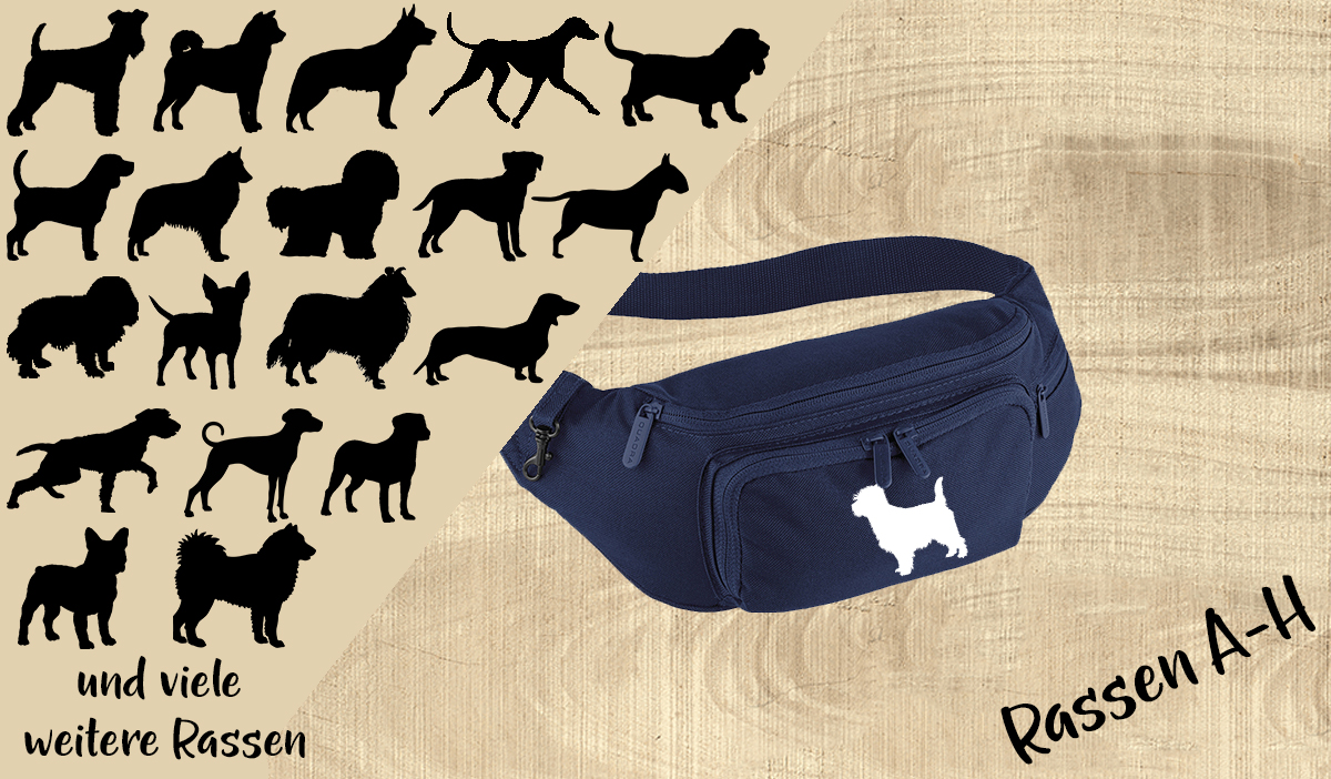 Bauchtasche - Hunderasse A-H