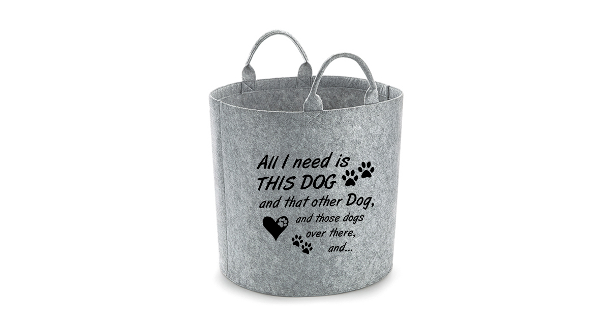 Spielzeugkorb Filz - All i need – Bild 2