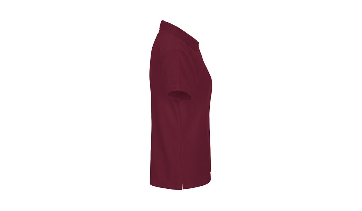 Bio Cotton Damen Polo - bordeaux – Bild 4