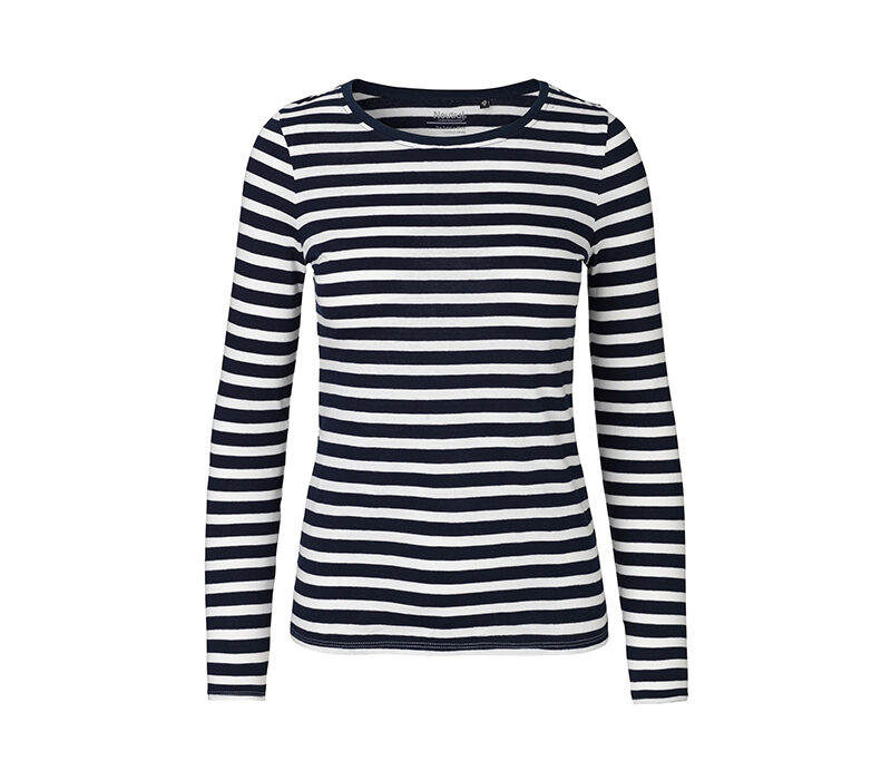 Bio Cotton Langarm Shirt – gestreift – Gr.XXL