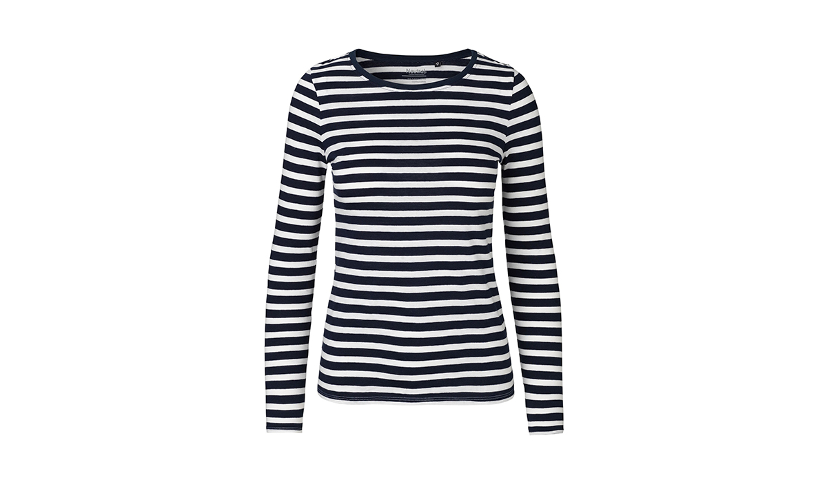 Bio Cotton Langarm Shirt - gestreift - Gr.XXL