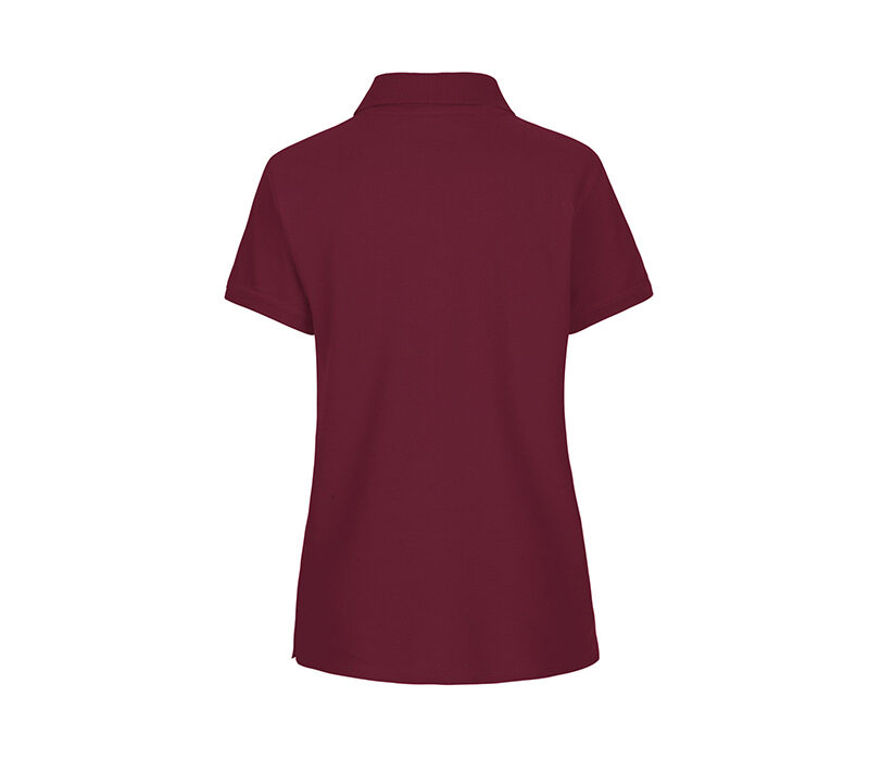 Bio Cotton Damen Polo – bordeaux
