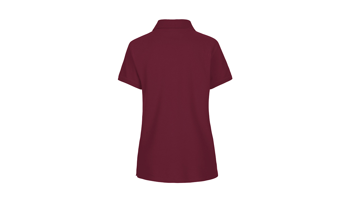 Bio Cotton Damen Polo - bordeaux – Bild 2