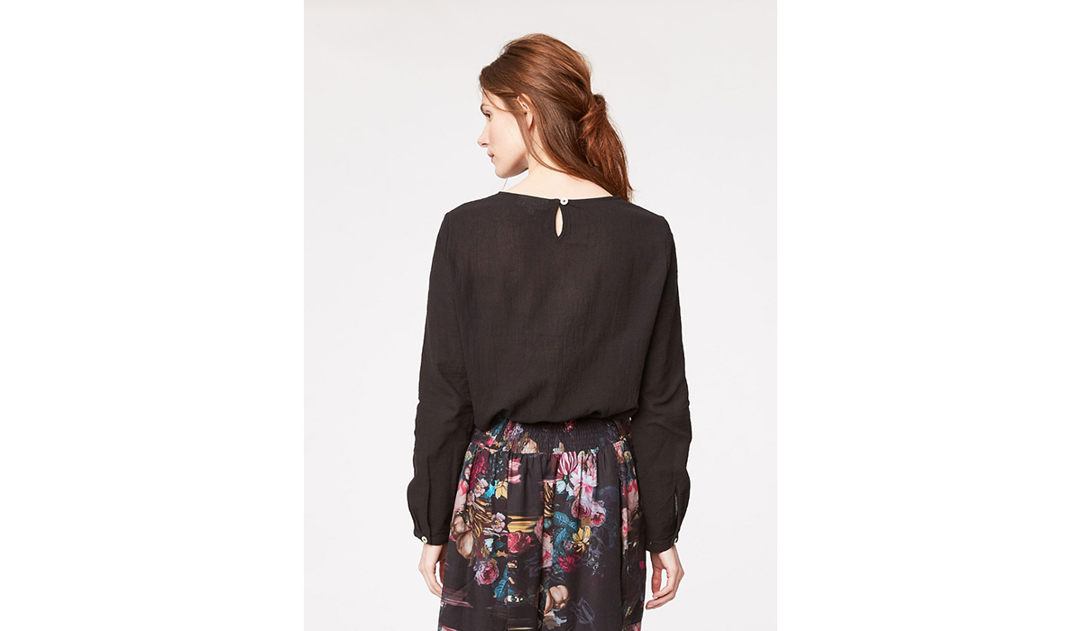 thought - Bio Baumwoll Bluse – Bild 2