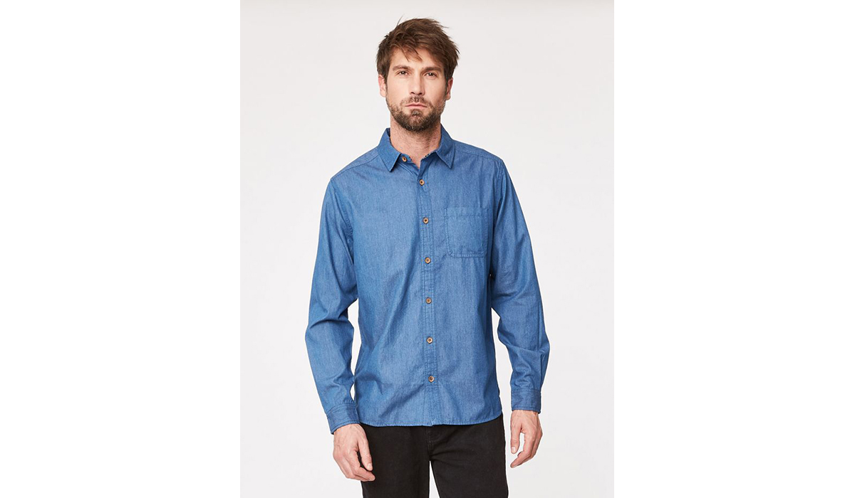 thought - Bio Baumwolle Jeanshemd Gr.XXL