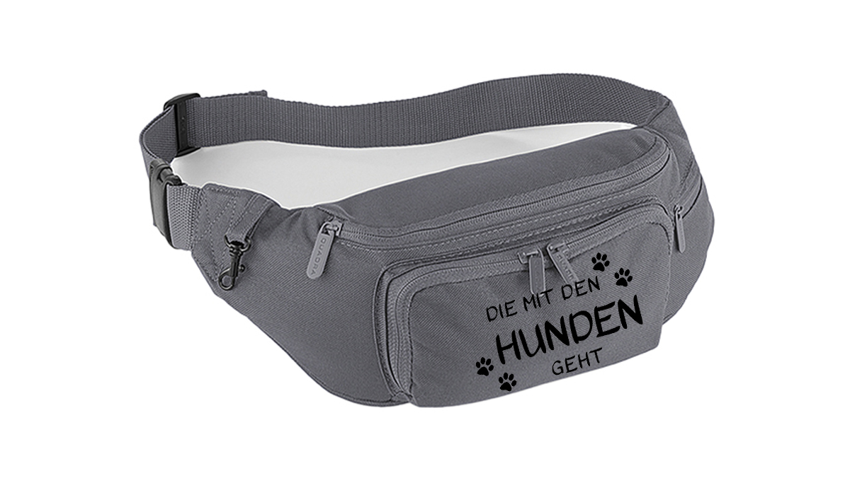 Bauchtasche - Die mit den Hunden geht (1)