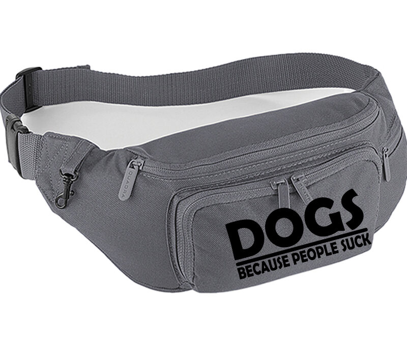 Bauchtasche – Dogs because People suck (2)