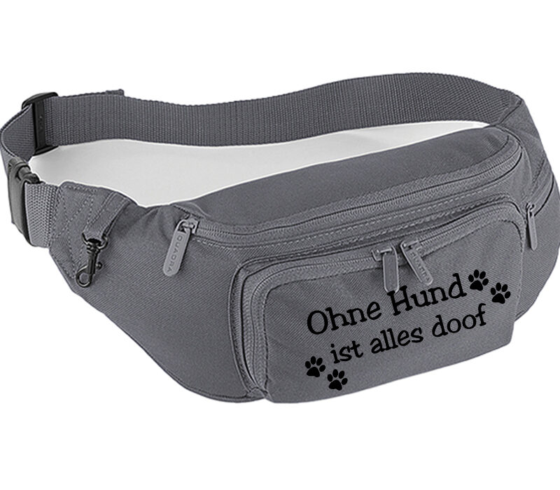 Bauchtasche – Ohne Hund ist alles doof (1)