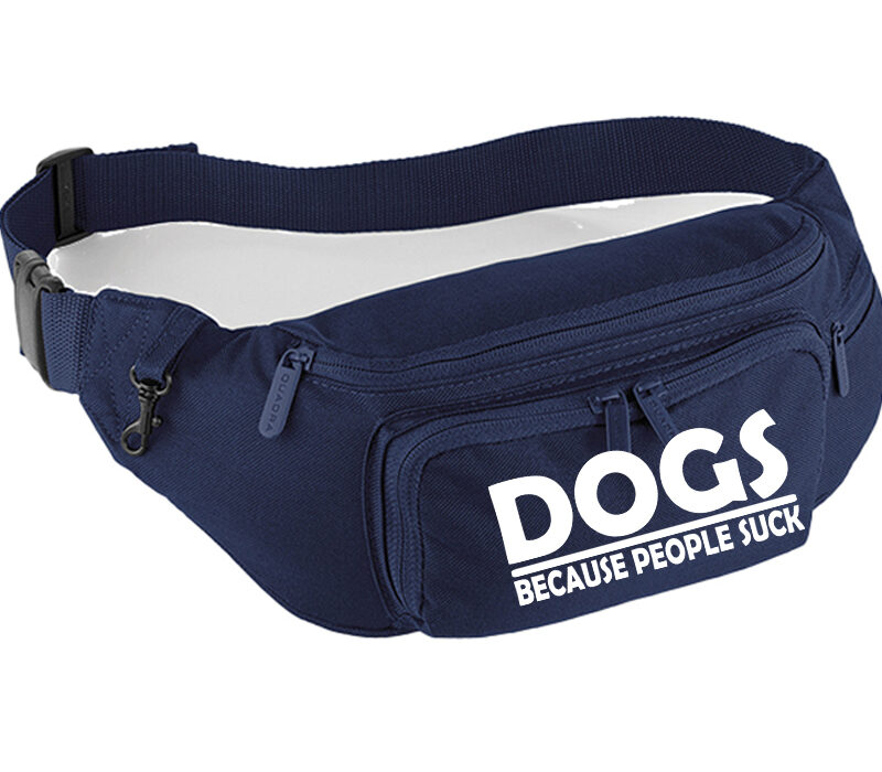 Bauchtasche – Dogs because People suck (2)
