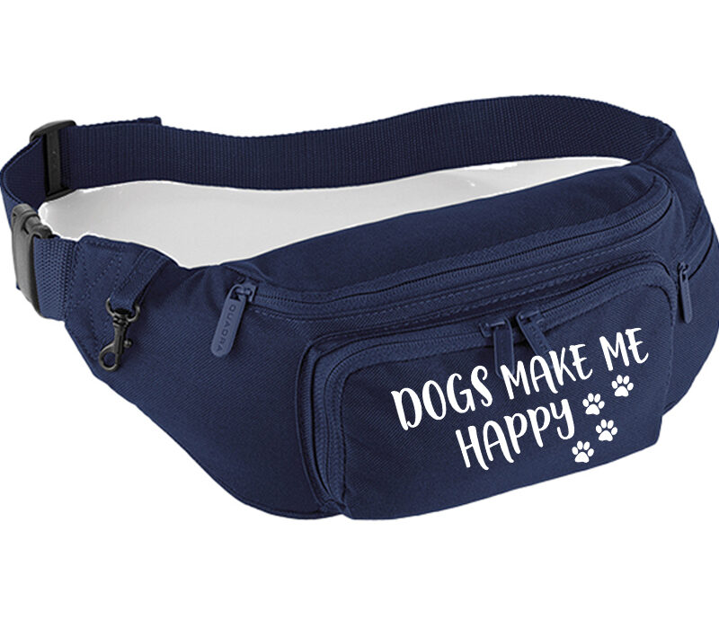 Bauchtasche – Dogs make me happy (2)