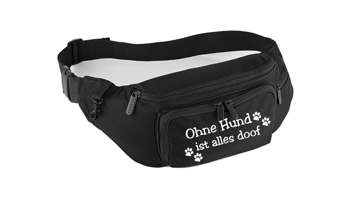 Bauchtasche - Ohne Hund ist alles doof (1) – Bild 3