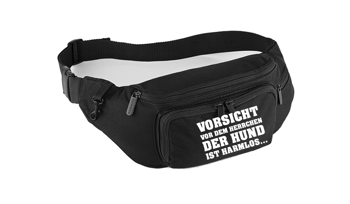 Bauchtasche - Vorsicht vor dem Herrchen (1)