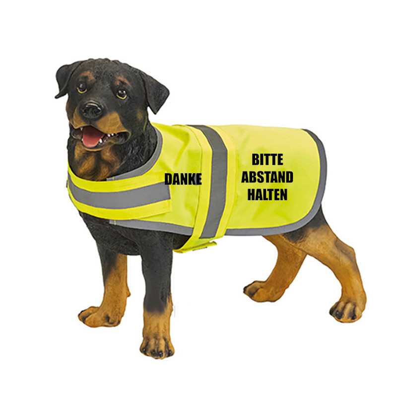 Hundewarnweste – Bitte Abstand halten