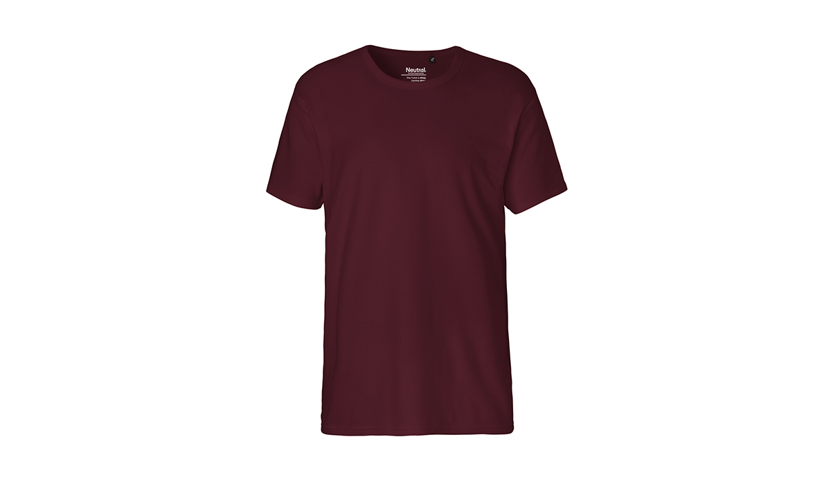 Bio Cotton Interlook Shirt - bordeaux - Gr.M