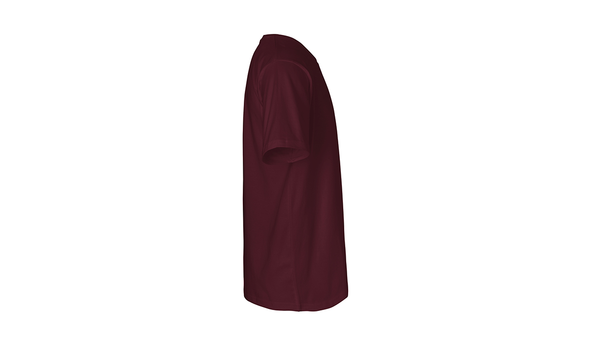 Bio Cotton Interlook Shirt - bordeaux - Gr.M – Bild 2