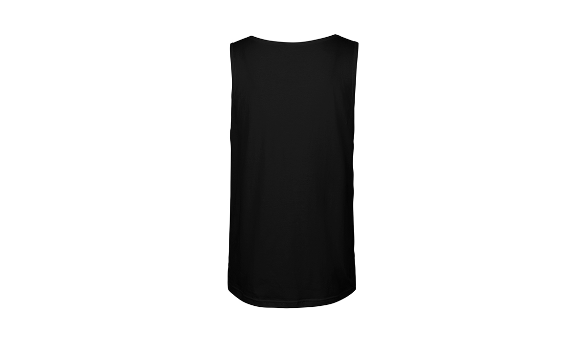 Bio Baumwolle Herren Tank Top - schwarz - Gr.M – Bild 3
