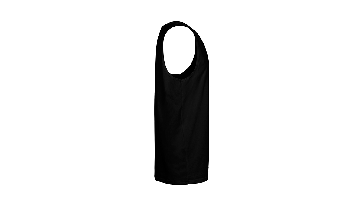 Bio Baumwolle Herren Tank Top - schwarz - Gr.M – Bild 2