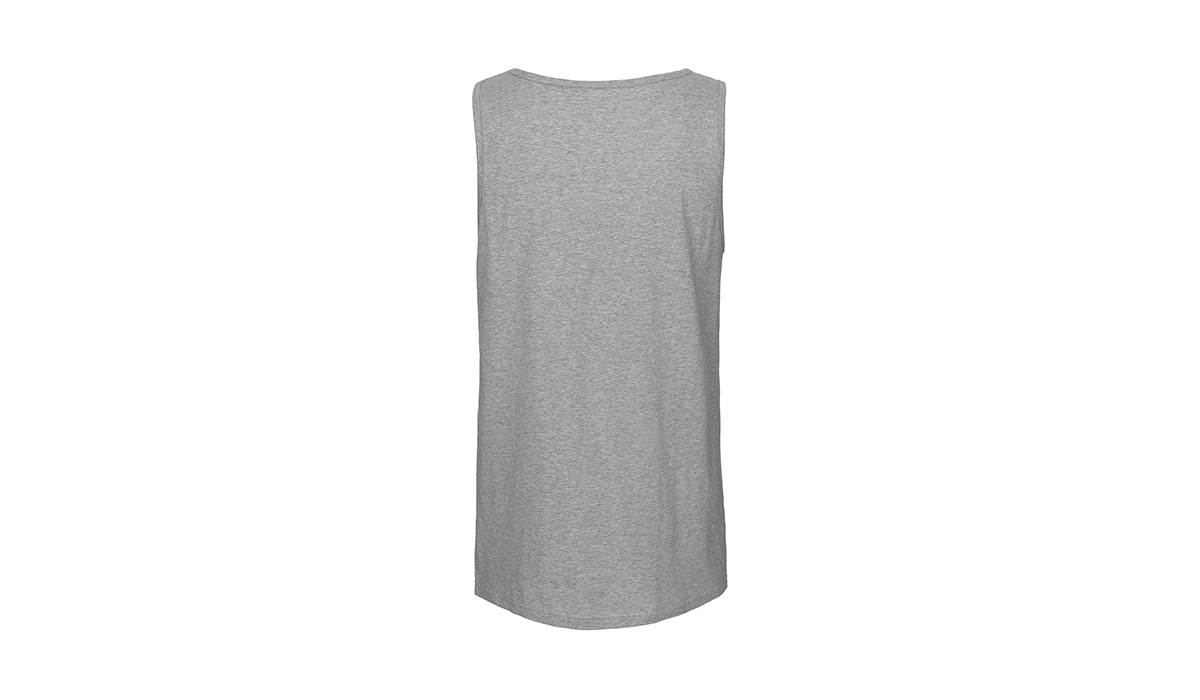 Bio Baumwolle Herren Tank Top - grau - Gr.M – Bild 3