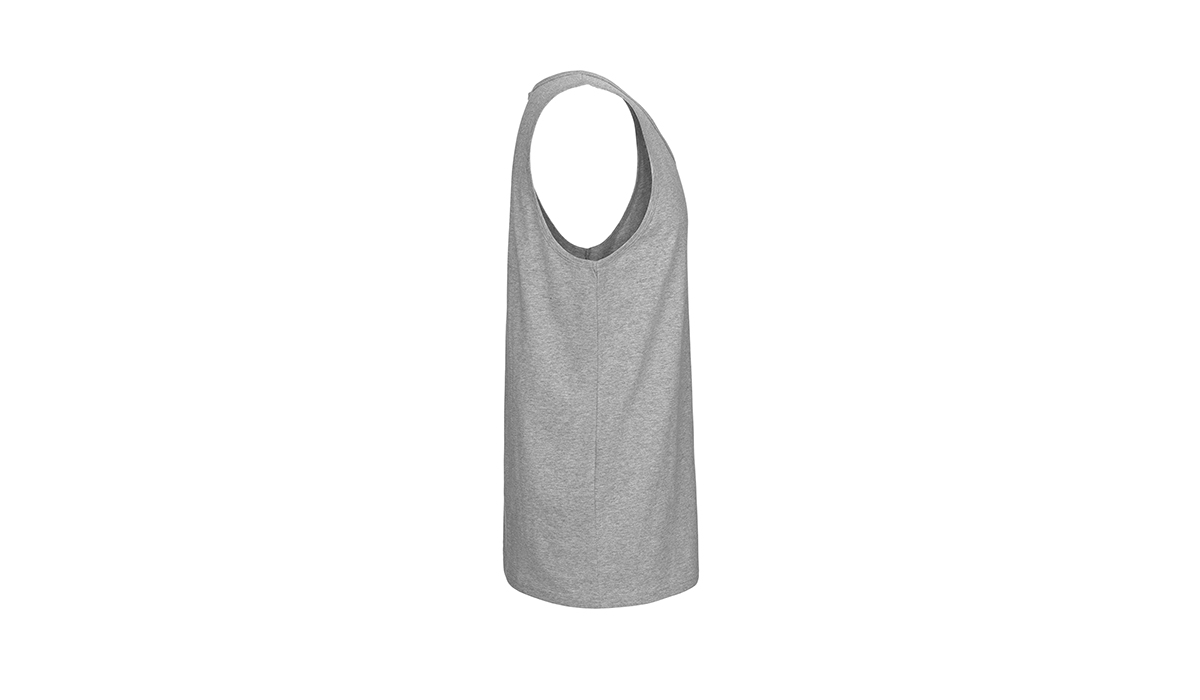 Bio Baumwolle Herren Tank Top - grau - Gr.M – Bild 2