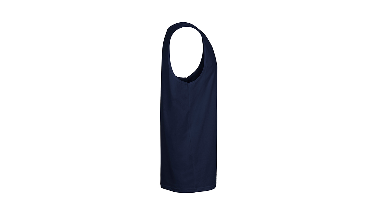 Bio Baumwolle Herren Tank Top - navy – Bild 2