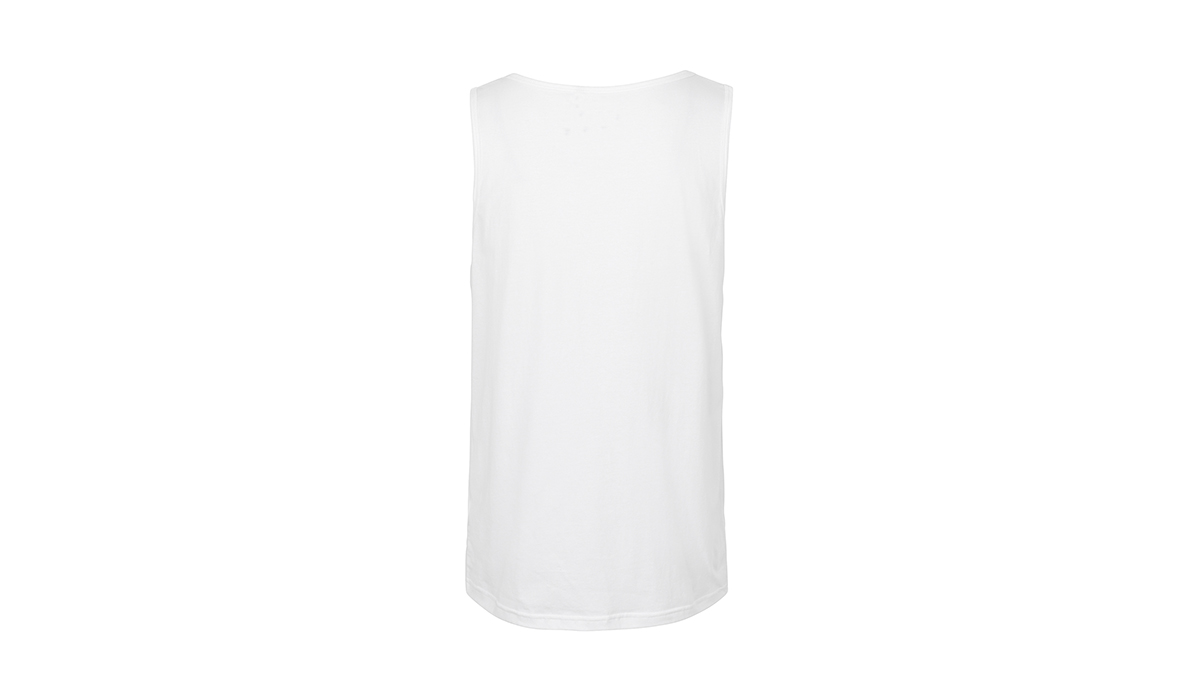 Bio Baumwolle Herren Tank Top - weiss - Gr.M – Bild 4