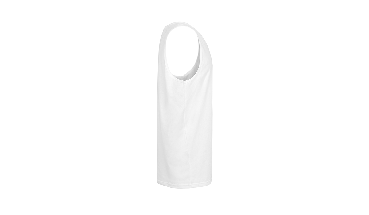 Bio Baumwolle Herren Tank Top - weiss - Gr.M – Bild 3