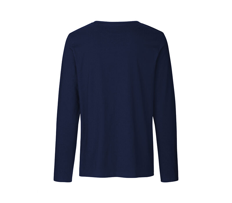 Bio Cotton Herren Langarmshirt – navy