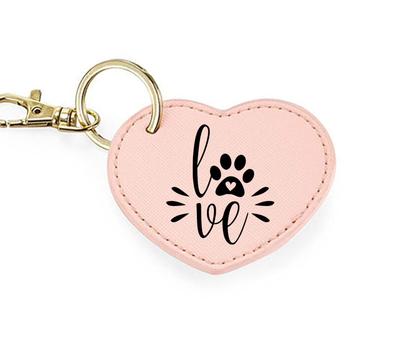 Herzanhänger – Love Paw (1)