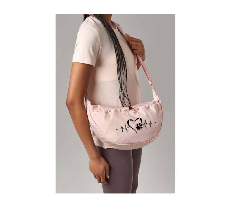 Cross Body Bag – Herzschlag – Fresh Pink