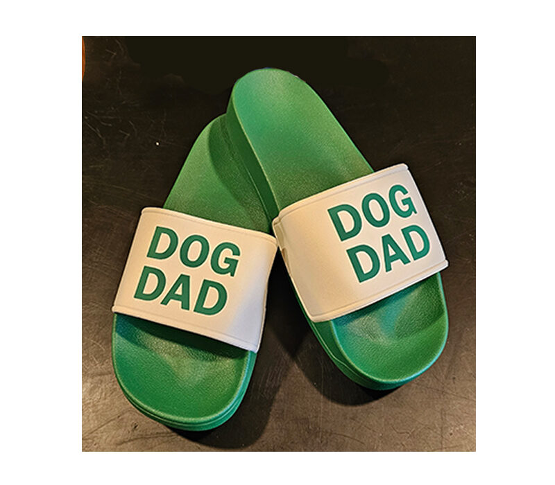 Slippers Dog Dad – grün – 40
