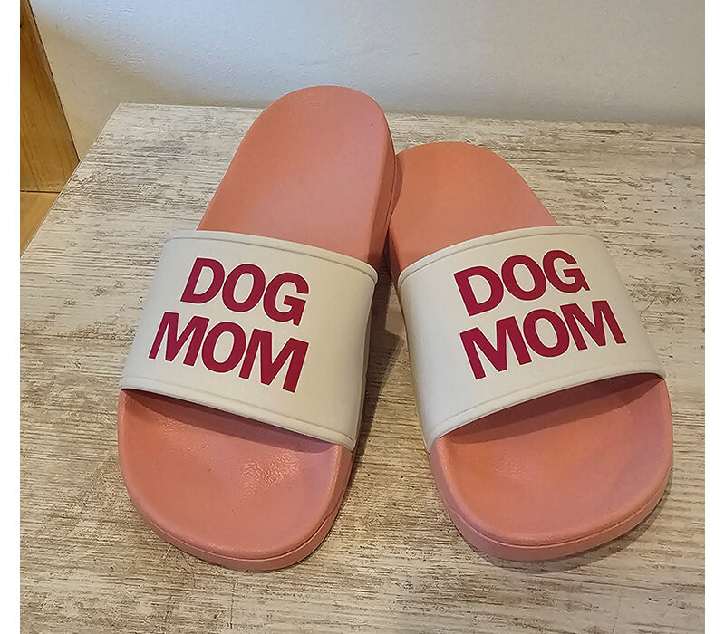 Slippers Dog Mom – rosa fuchsia – Gr.40
