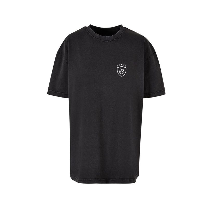 Mad Dog Club Ladies Oversized Acid Wash Tee – Bild 5
