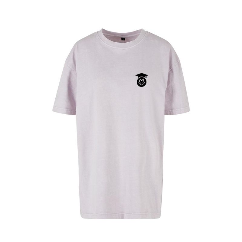 Academy Ladies Oversized Acid Wash Tee – Bild 5