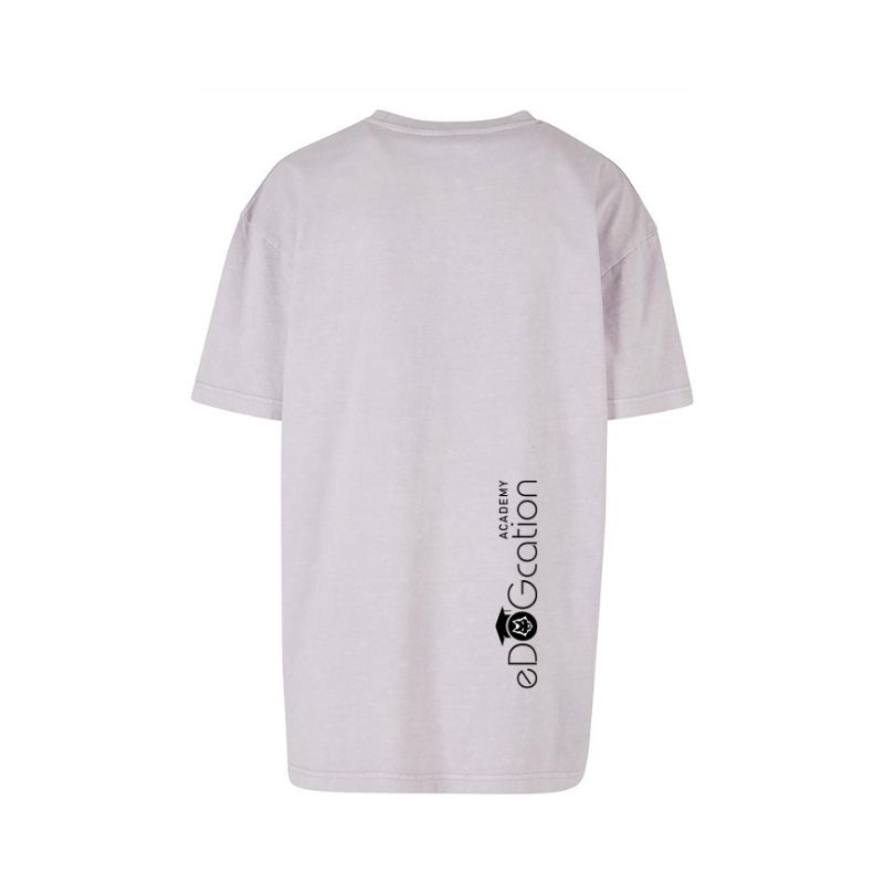 Academy Ladies Oversized Acid Wash Tee – Bild 6