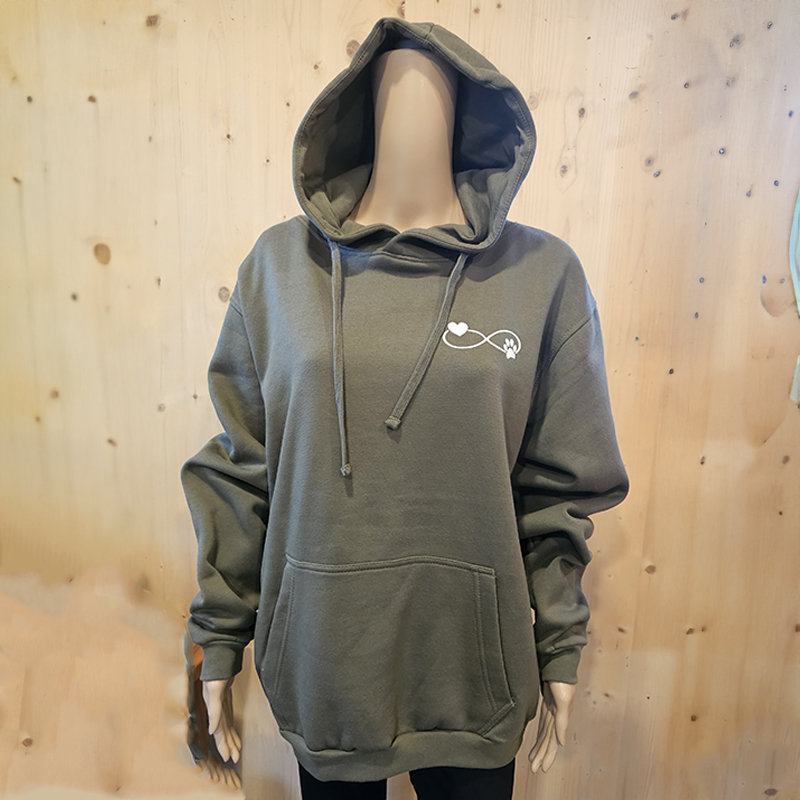 Unisex Hoodie – Seite an Seite