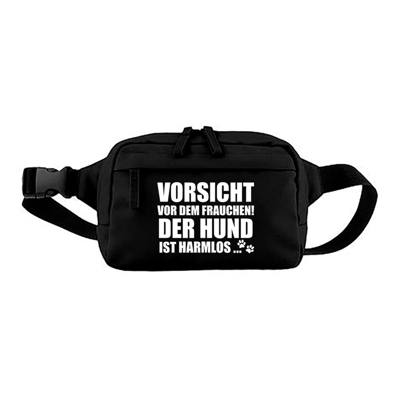 Cross Body Bag Vorsicht vor dem Frauchen der Hund ist harmlos – Bild 7