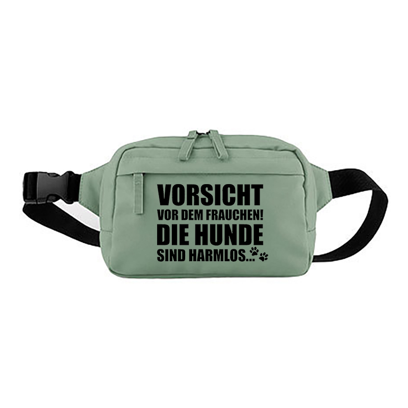 Cross Body Bag Vorsicht vor dem Frauchen die Hunde sind harmlos – Bild 5