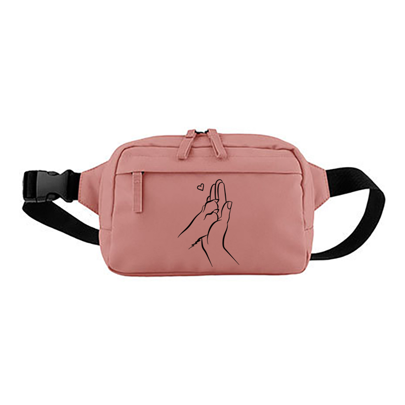 Cross Body Bag Pfote Hand 3 Herz