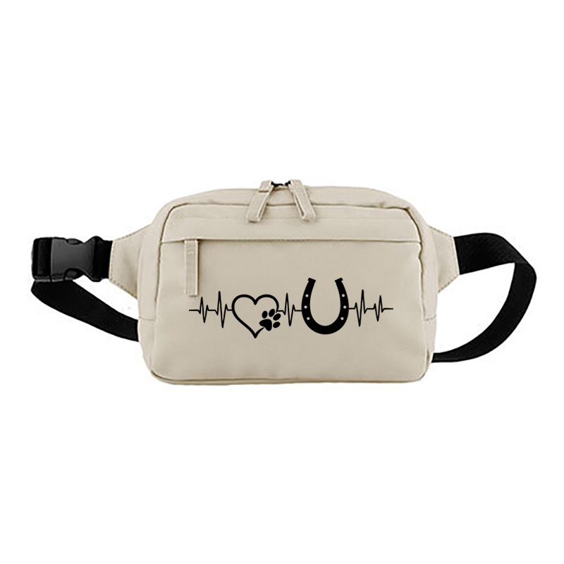 Cross Body Bag Herzschlag Pfote Hufeisen – Bild 3
