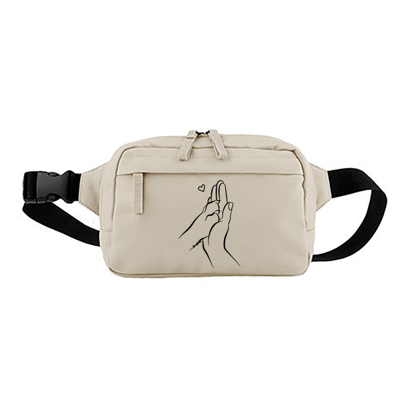Cross Body Bag Pfote Hand 3 Herz