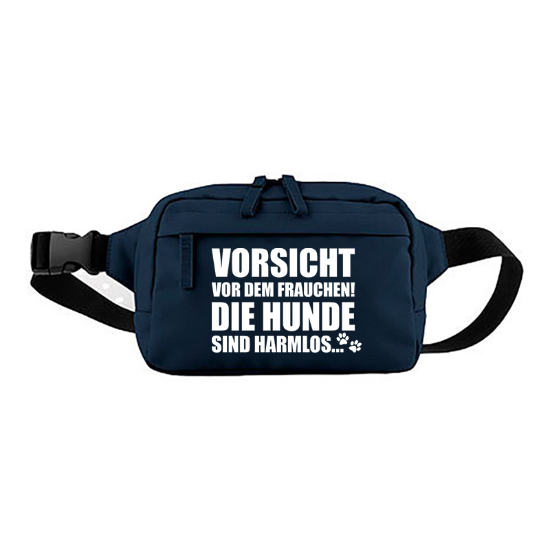 Cross Body Bag Vorsicht vor dem Frauchen die Hunde sind harmlos – Bild 7