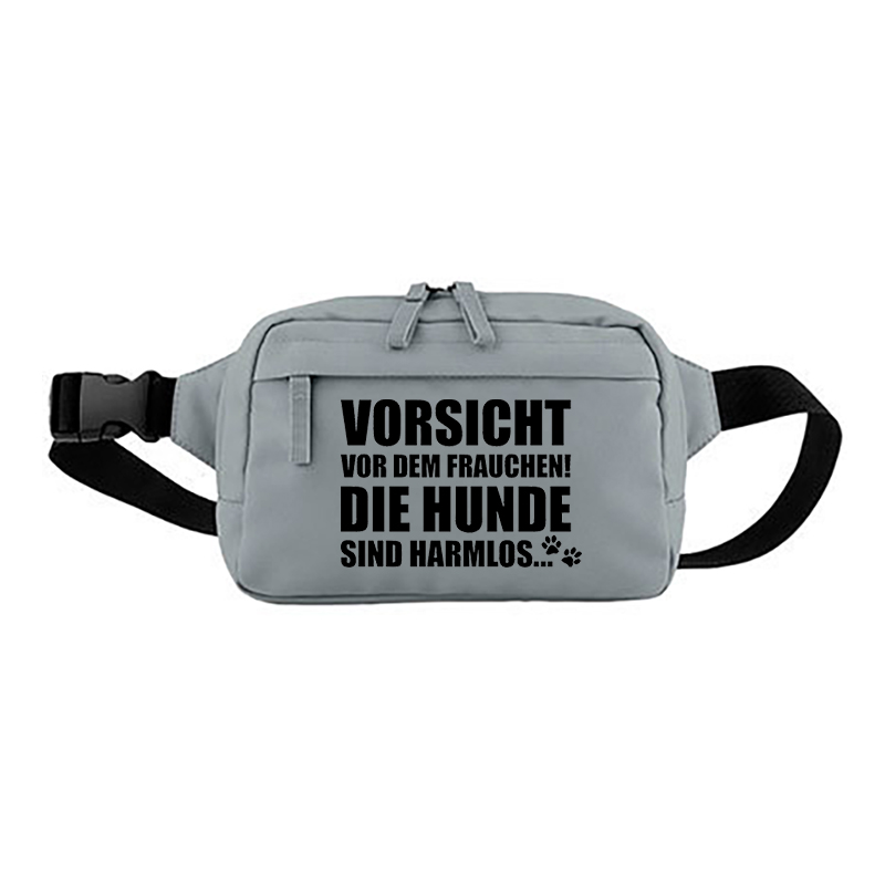 Cross Body Bag Vorsicht vor dem Frauchen die Hunde sind harmlos – Bild 6