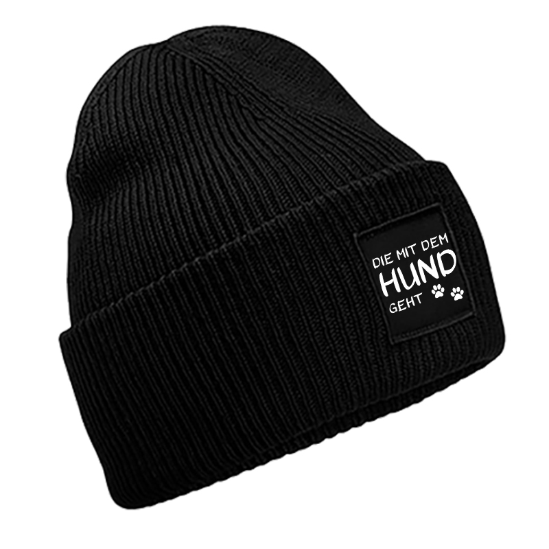 Deep Cuffed Beanie - Die mit dem Hund geht 2 – Bild 5